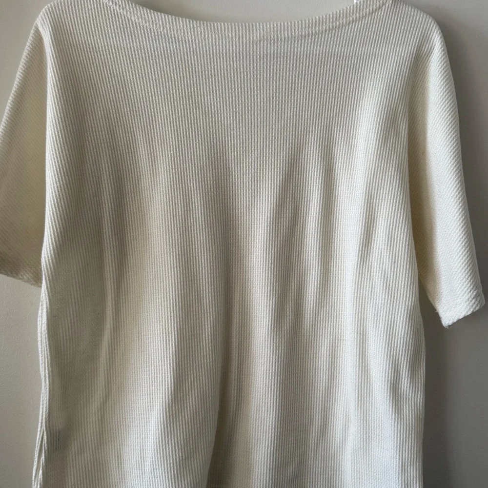 SHEIN Waffle Knit Tee